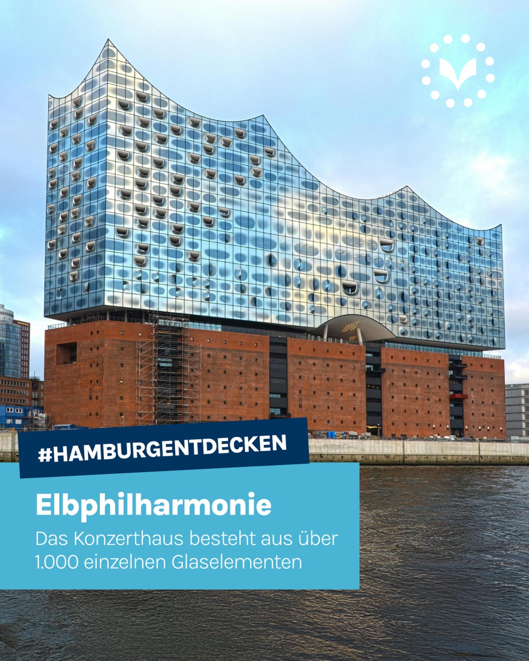 Instagram-Post: #HamburgEntdecken — die Elbphilharmonie als Stadt-Tipp zur Messe