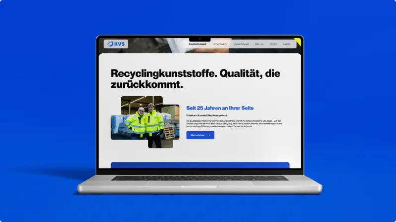 KVS Plastics — Markenmodernisierung mit eigenem Fotoshooting in der Halle